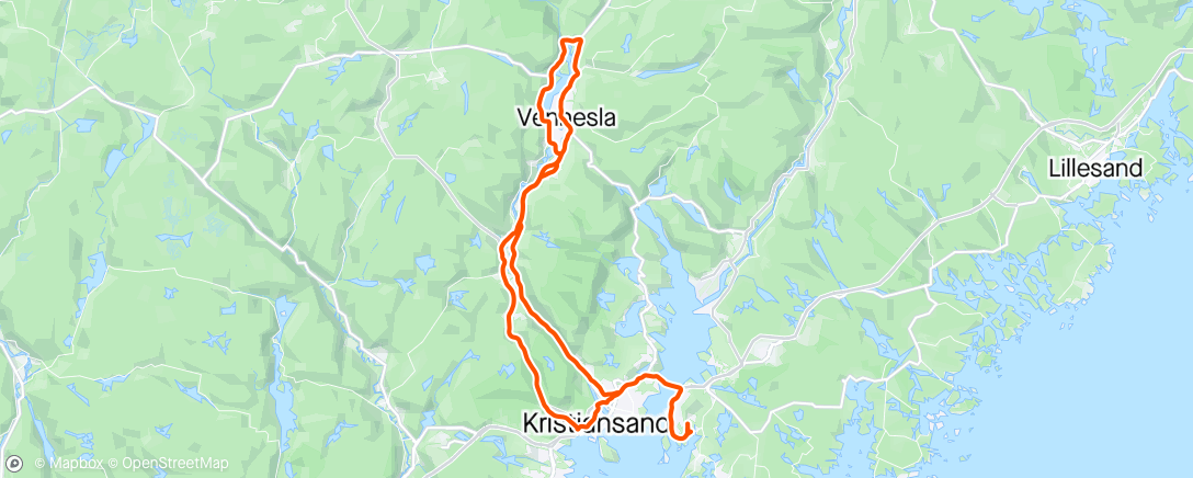 Map of the activity, Venneslarunde
