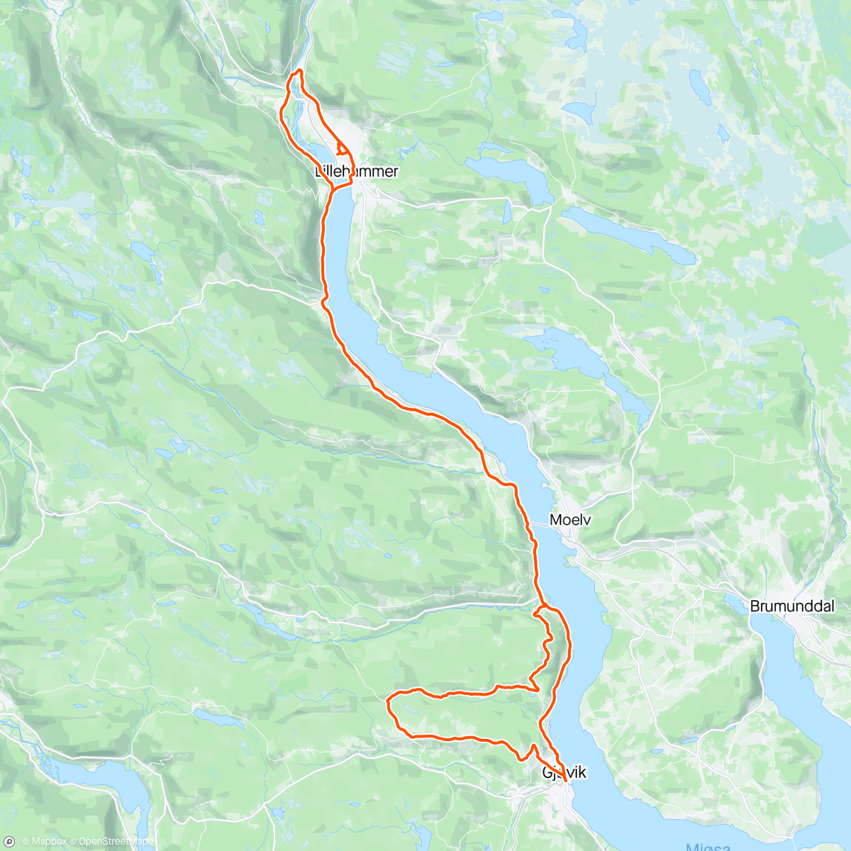 「Snøvær i Åslendet idag🥶」活動的地圖