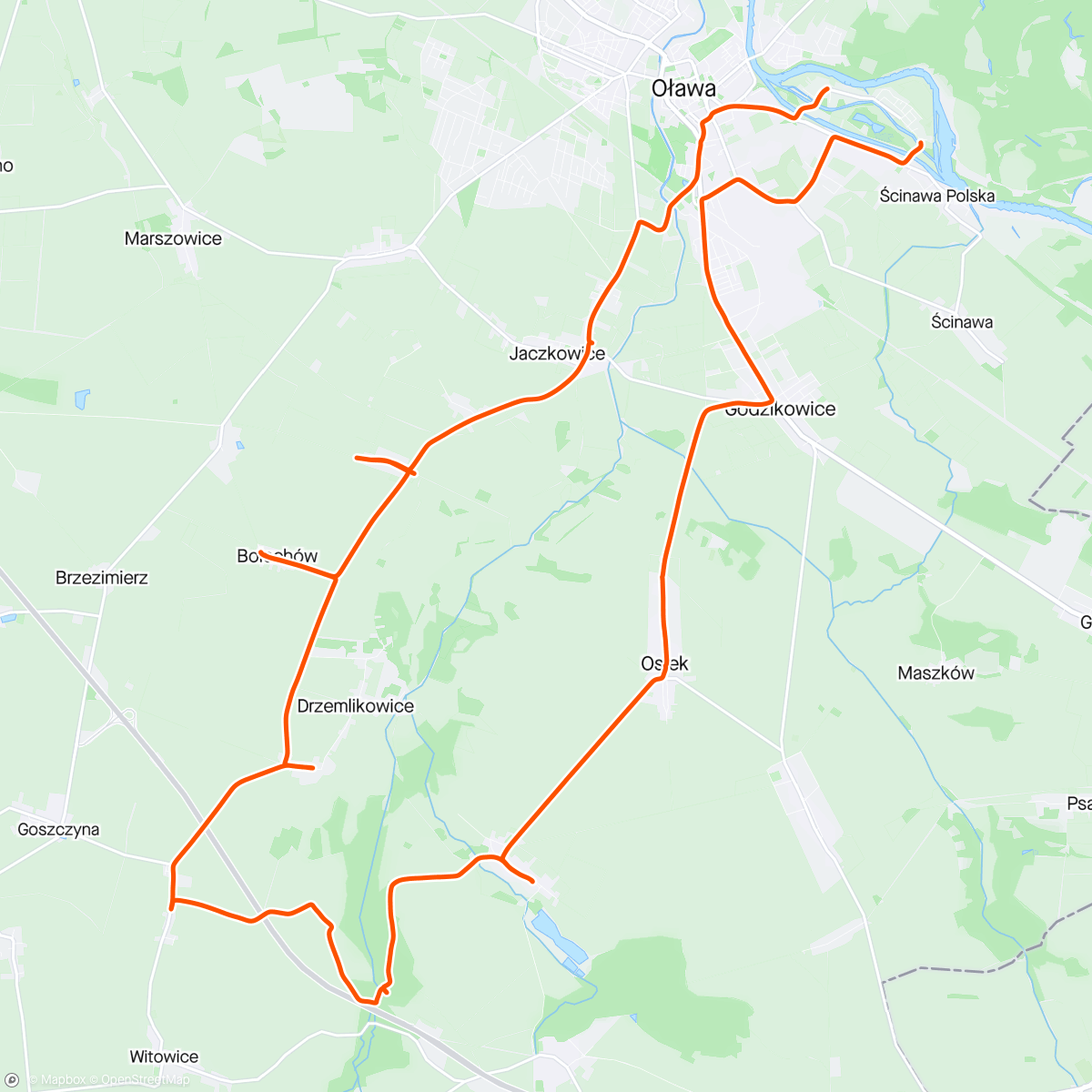 Map of the activity, Dogadać się z psem w Kurowskich Chałupach