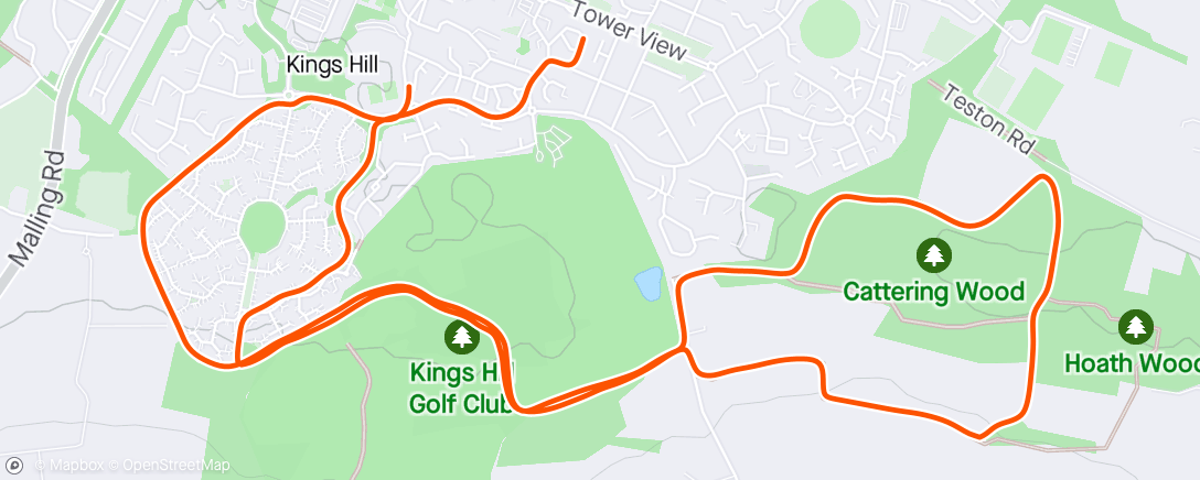 Map of the activity, 45 Mins Easy - 10k Training Plan 🏃🏻‍♂️