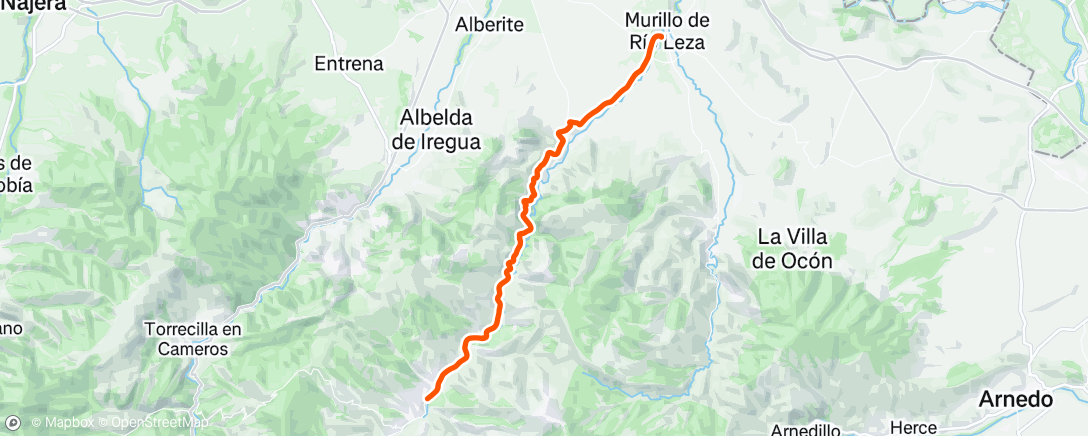 Map of the activity, San Román de Cameros