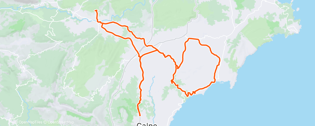 Map of the activity, Die regen heb ik vandaag toch niet gezien al een geluk 😁