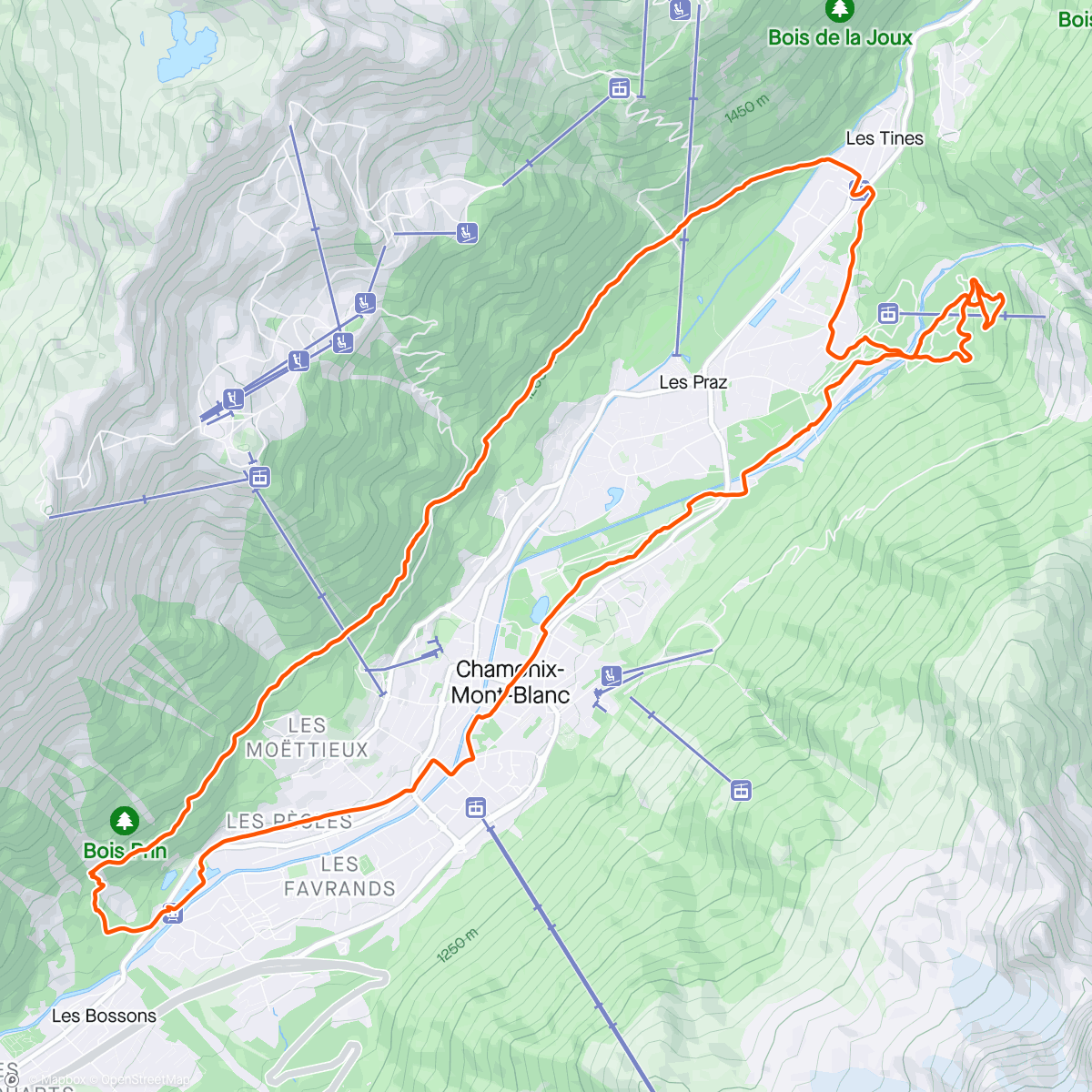Map of the activity, VTT - Ride SPECIALIZED