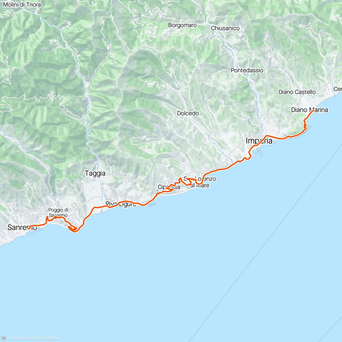 Map of the activity, ROUVY - MSR 🇮🇹🍝