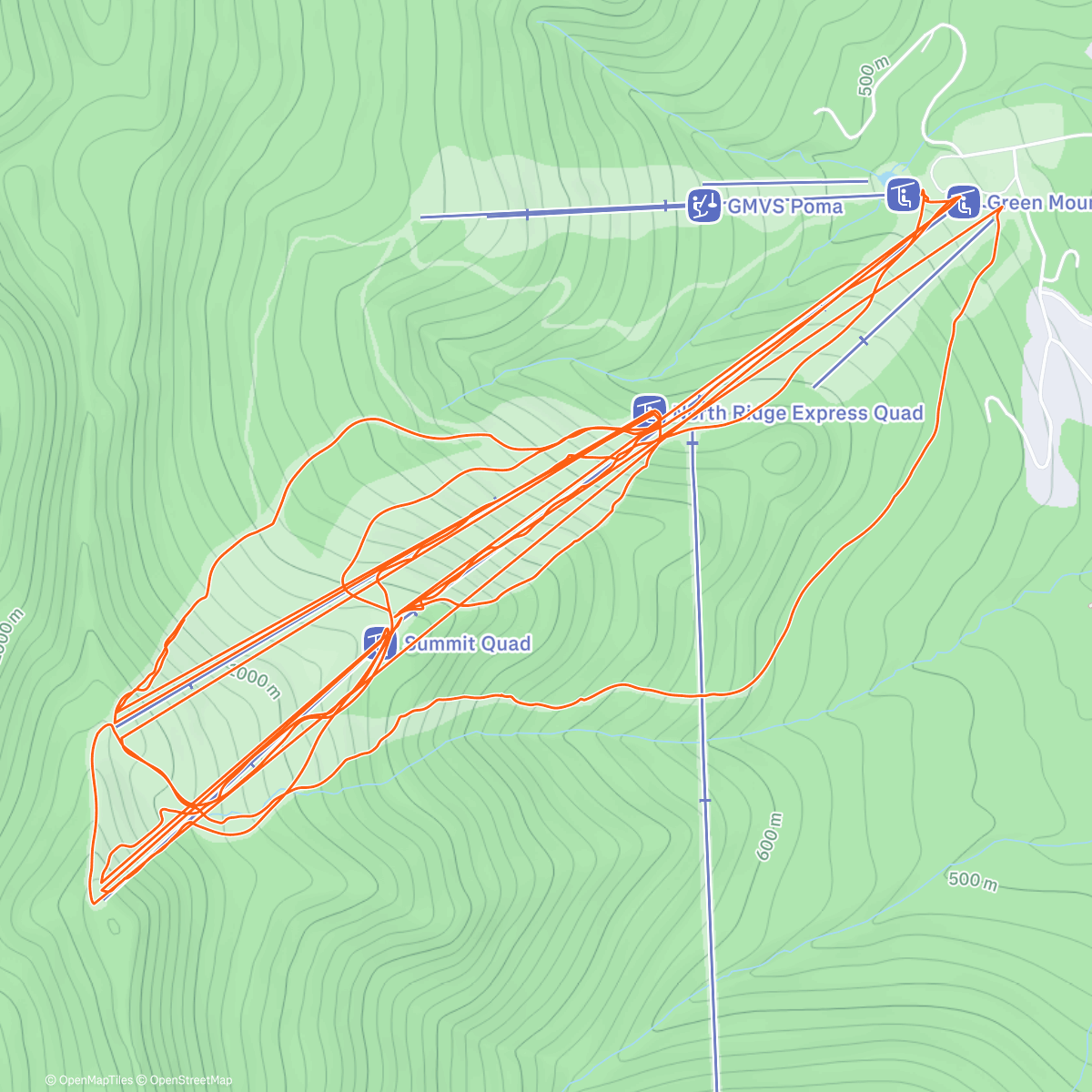 Map of the activity, First day back