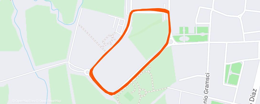 Карта физической активности (Medio 12km)