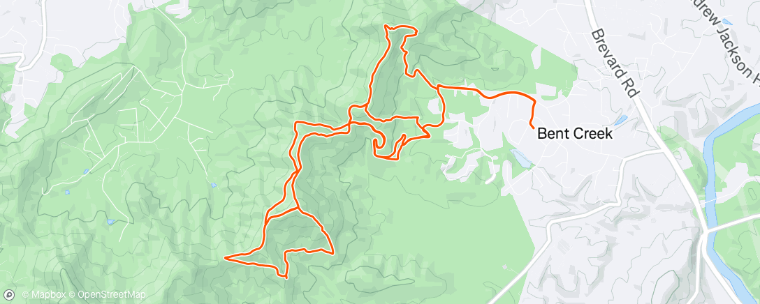 Map of the activity, Evening E-Mountain Bike Ride