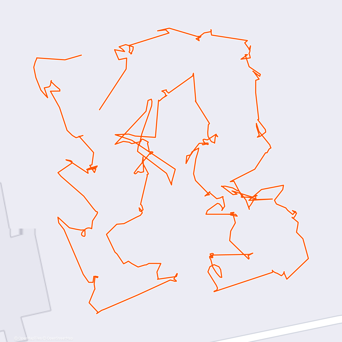 Map of the activity, Mini golf with nibblings