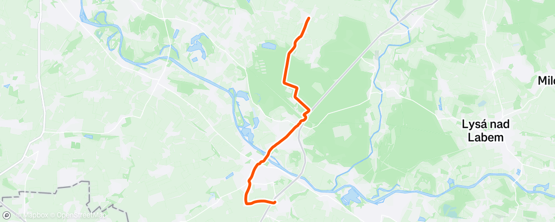 Map of the activity, Afternoon Mountain Bike Ride