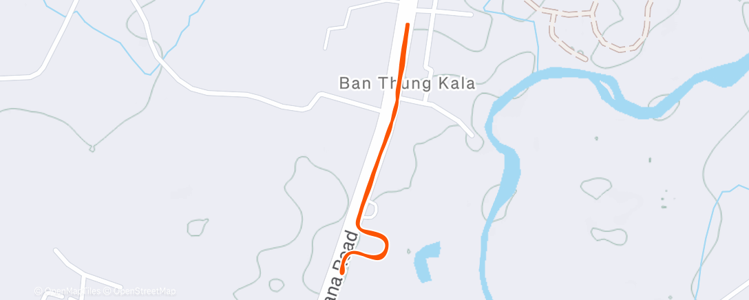 Map of the activity, Morning Trail Run