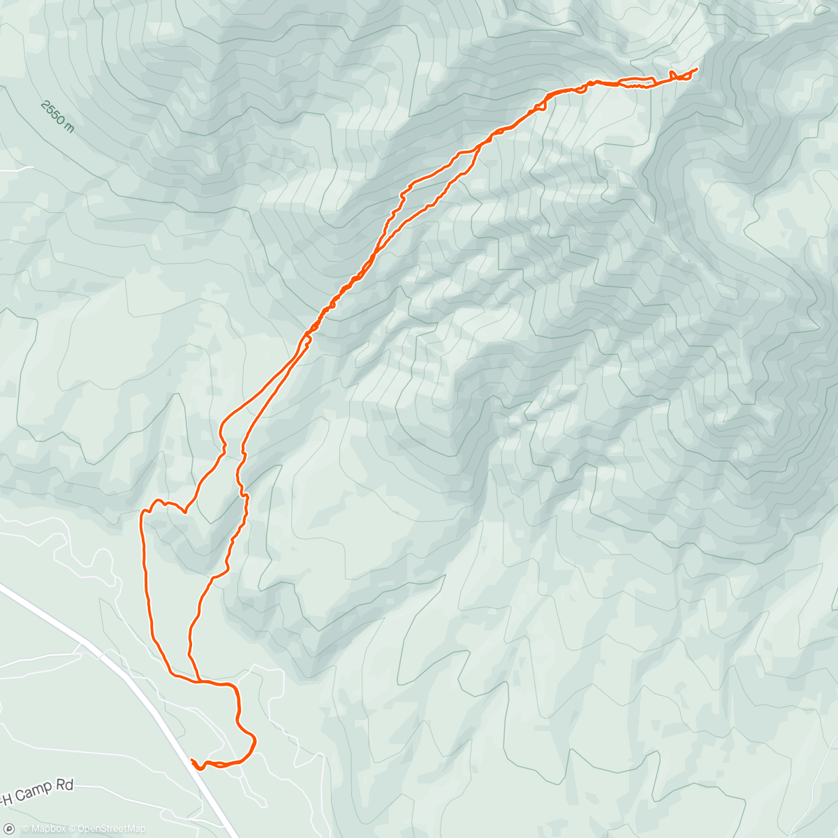 Map of the activity, peak 11240 aka Lorenzo