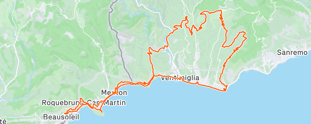 Map of the activity, Côte d’Azur #1