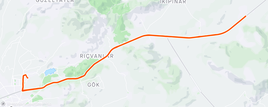 Map of the activity, Çarşamba Turu