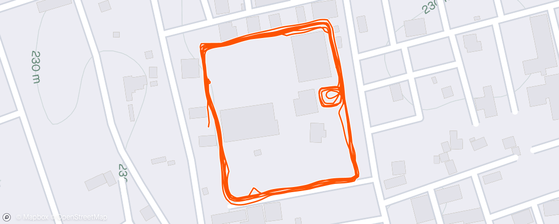 アクティビティ「Night Run」の地図