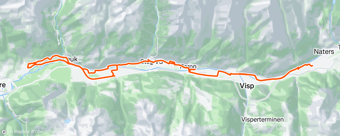 Map of the activity, Mountainbike-Fahrt zur Mittagszeit