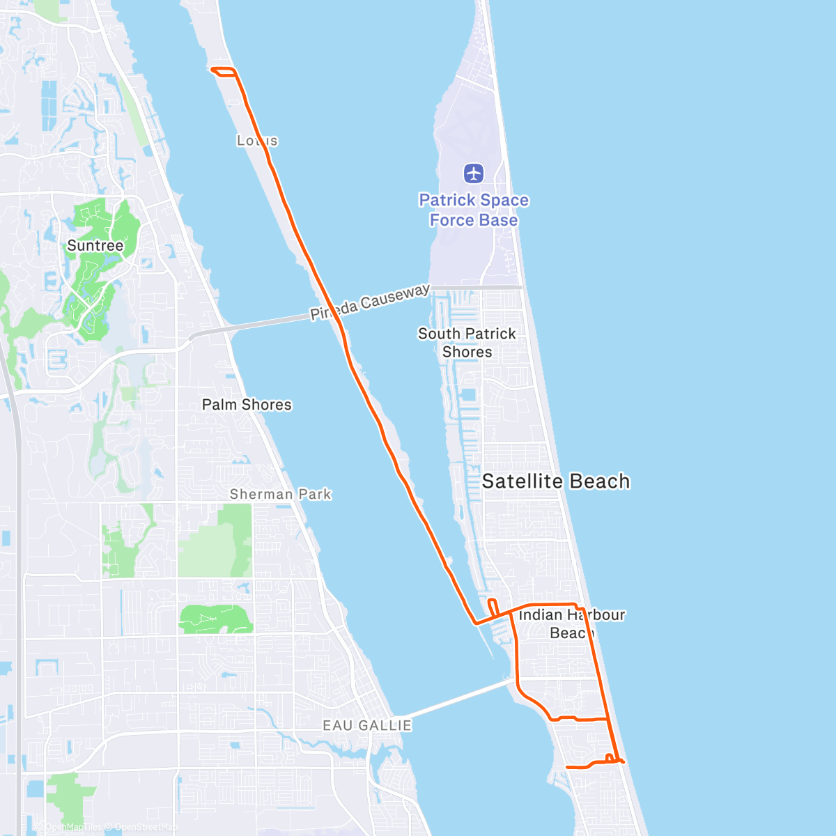 Карта физической активности (Nice out there)