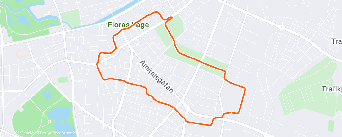 Map of the activity, På julafton springer man! Så är det bara!