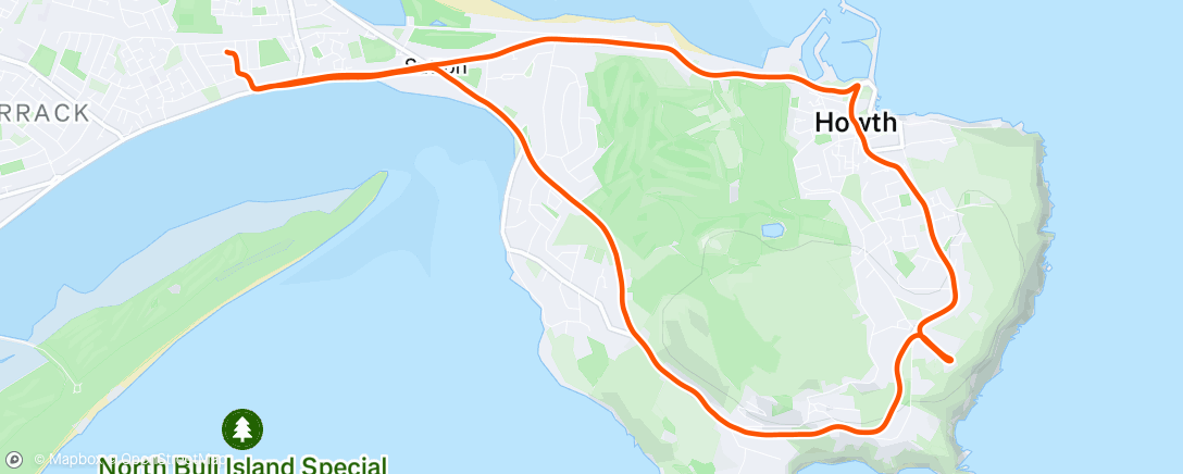 Map of the activity, Morning Run