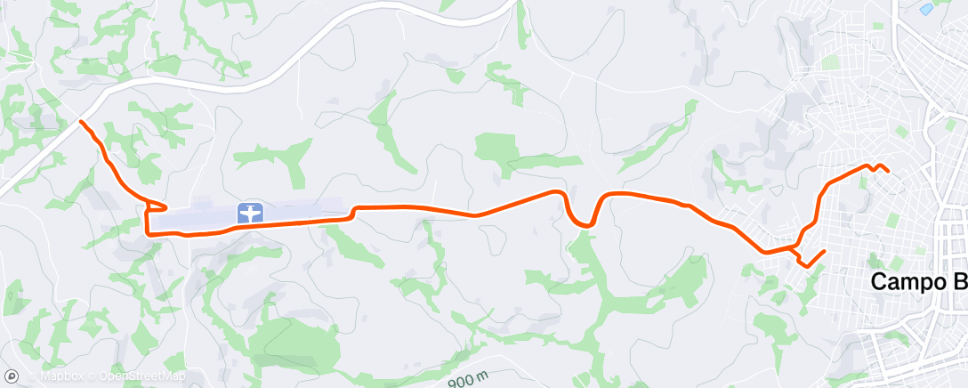 Carte de l'activité Pedalada de mountain bike matinal