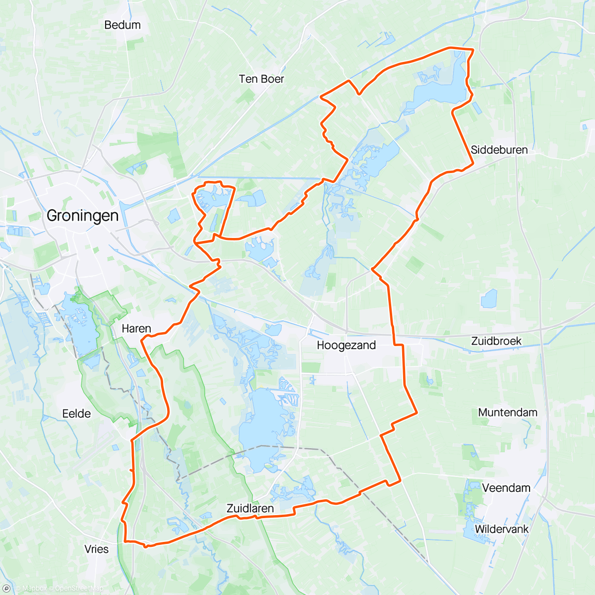 Mappa dell'attività Sappemeer-Slochteren-Meerstad 🔆