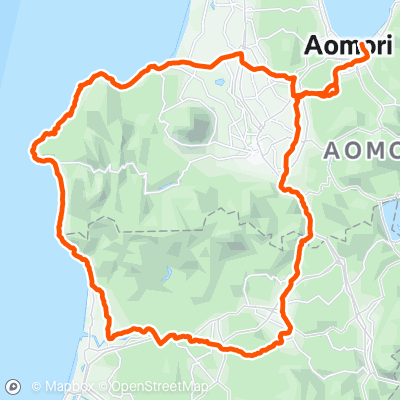 青森ブルペ300km 白神山地一周（シライチ） | 317.6 km Cycling Route on Strava