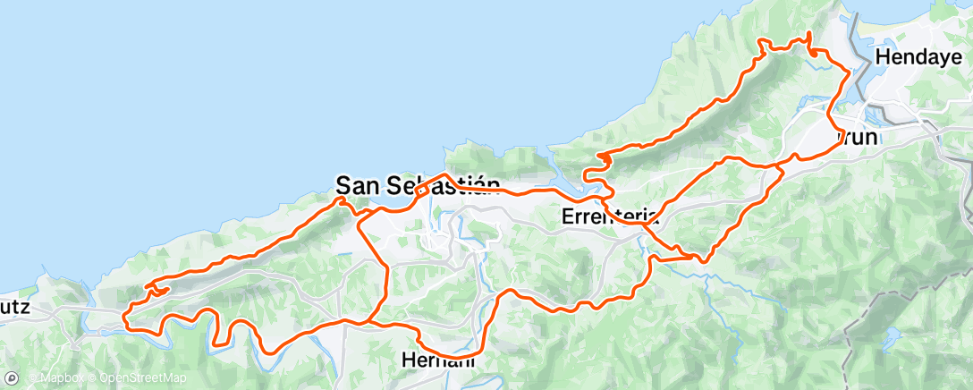 Map of the activity, Itzulia