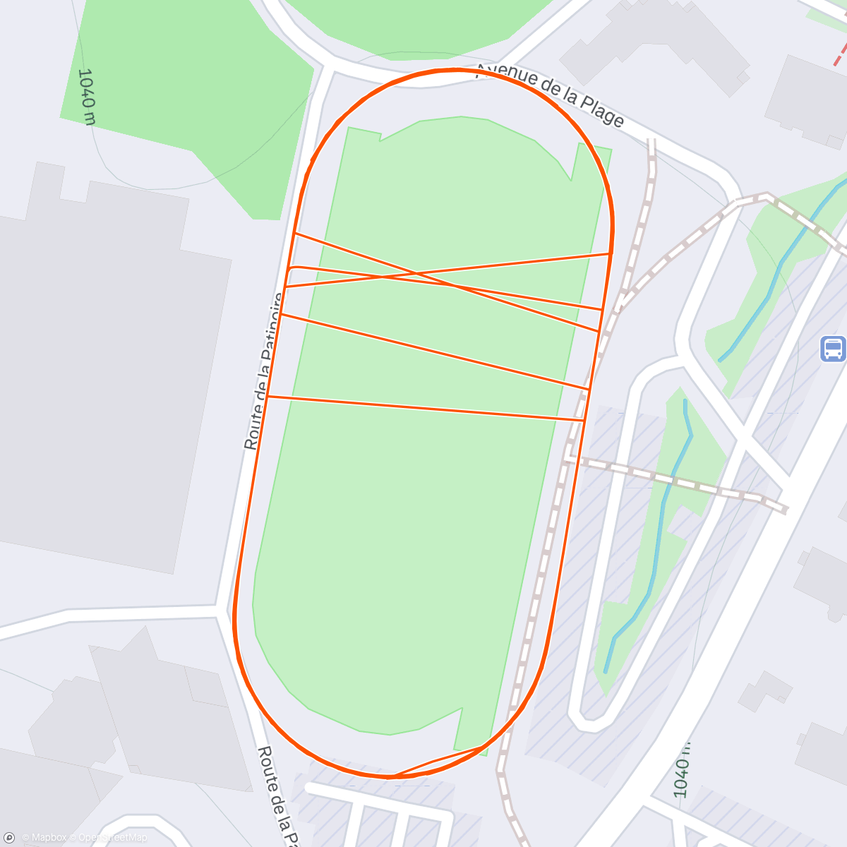 Map of the activity, Bad day to be a km