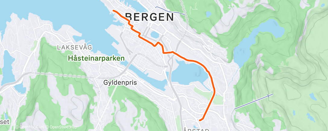 Map of the activity, Til mølle på veg heim