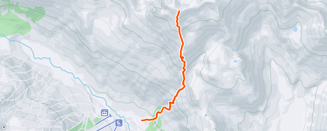 Map of the activity, Might as well have been 3mi of stairs