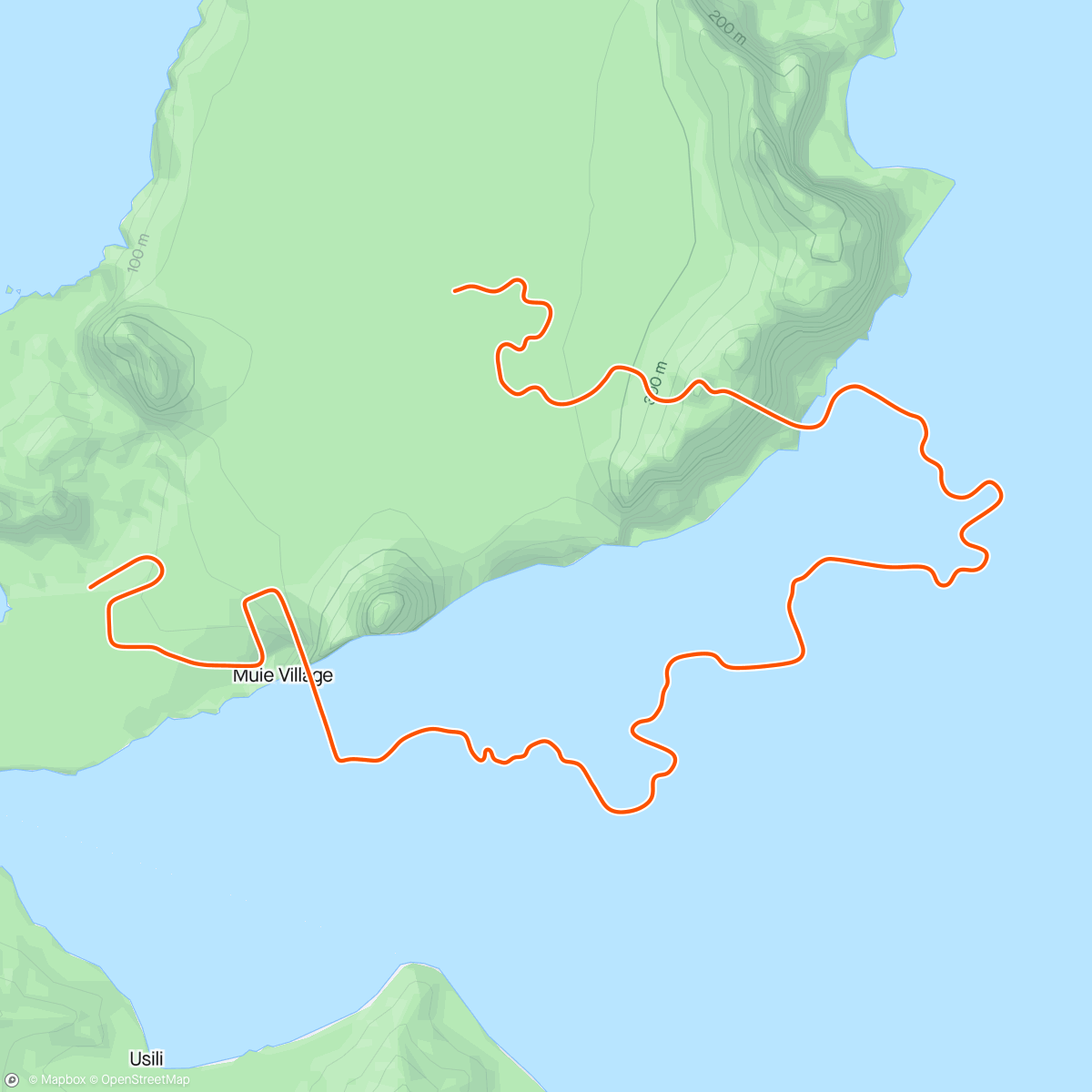 Map of the activity, Zwift - Z4.1 - 1x4min in Watopia