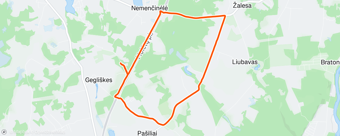 Карта физической активности (🇱🇹)