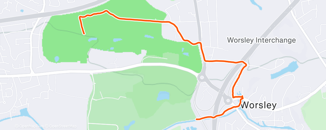 Карта физической активности (Morning Run)