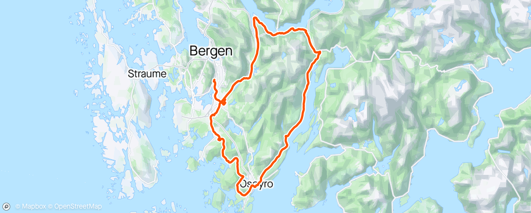 Mappa dell'attività Gullfjellet og Fanafjellet med BCK 4:50