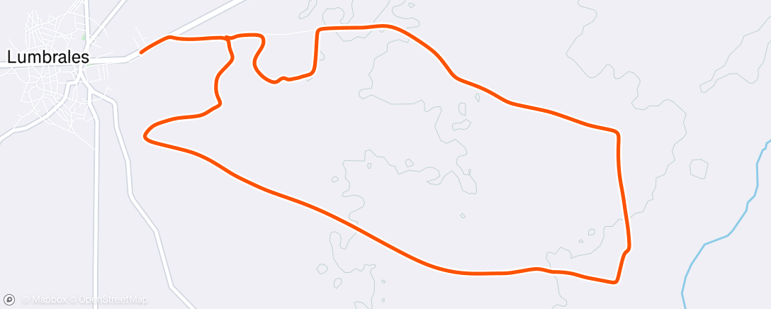 Map of the activity, Afternoon Ride