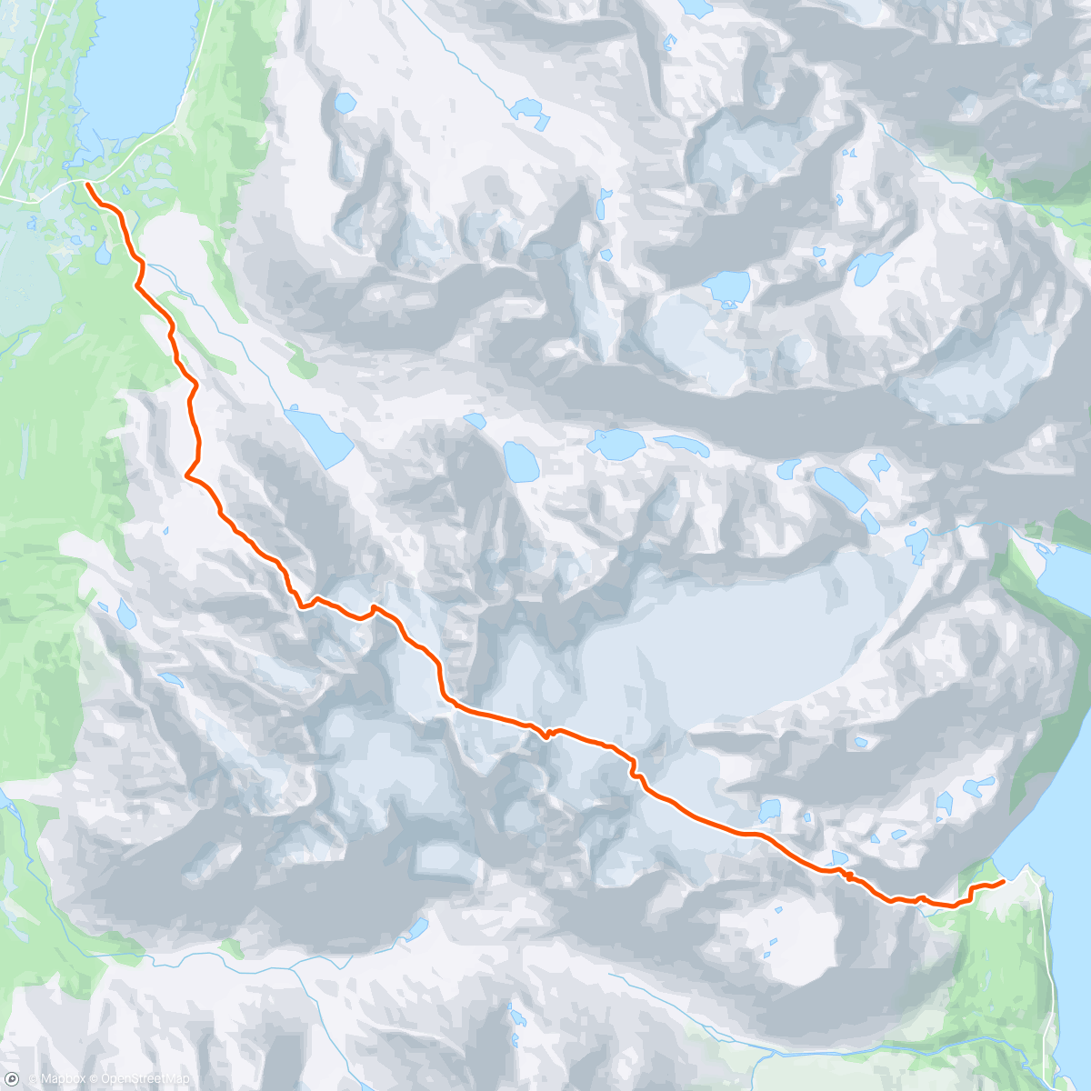 Map of the activity, Morning Backcountry Ski. Wow. The best ride, ever!
