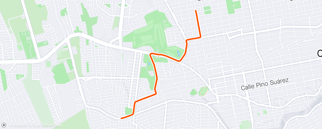 Map of the activity, 2024-04-25Ride