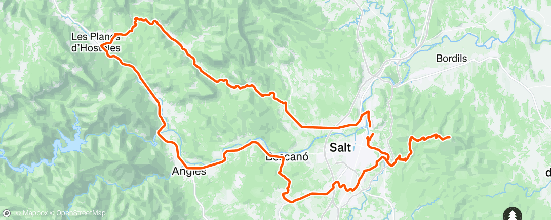 Map of the activity, Morning Ride