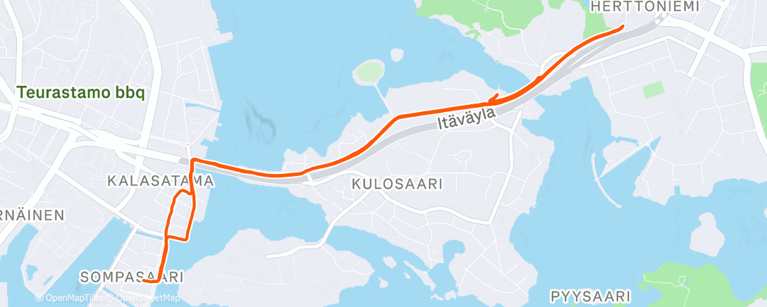 Map of the activity, Vuoden vika ja 5 x maili