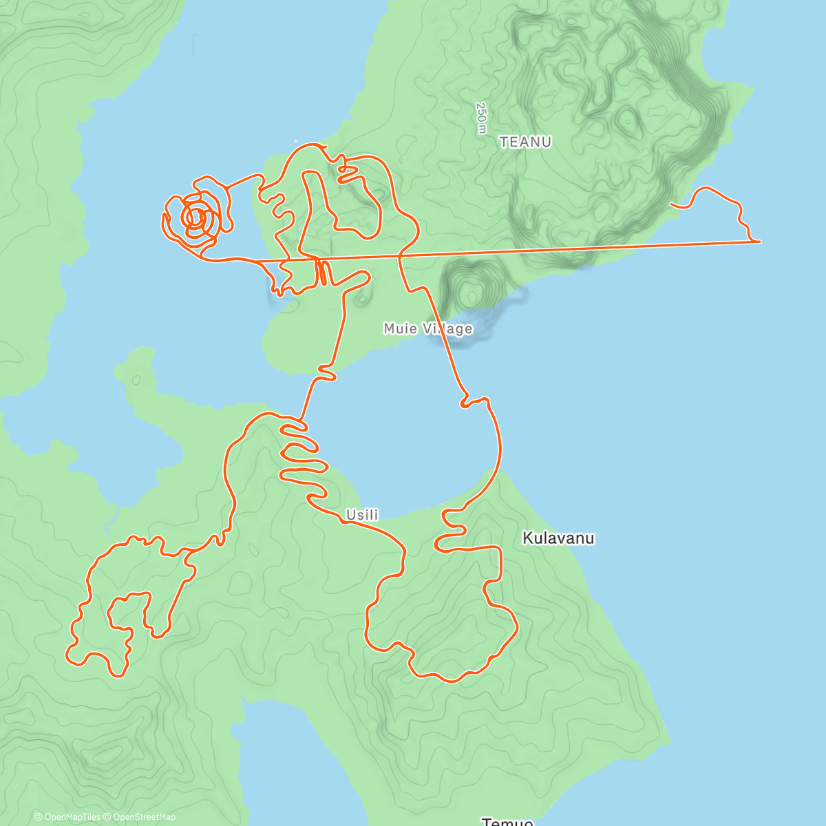 Map of the activity, Zwift - Race: Zwift Epic Race - The Mega Pretzel (A) on The Mega Pretzel in Watopia