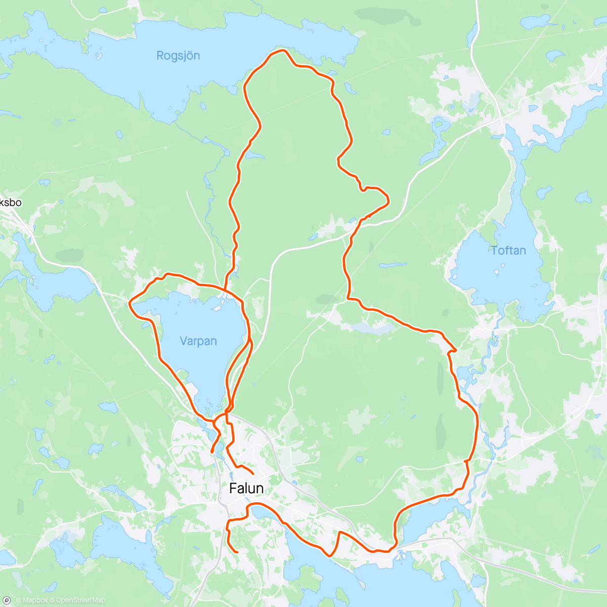 「Tisdagsgrus plus varpanskarv」活動的地圖