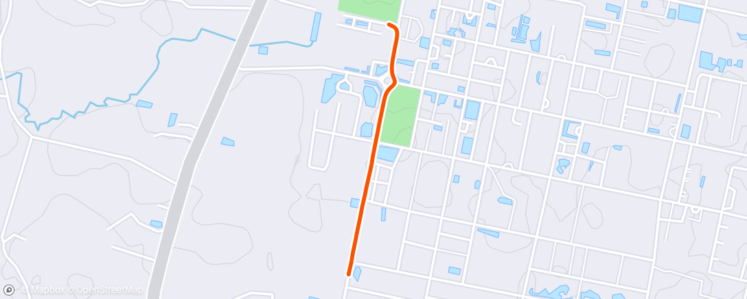 Mapa de la actividad (Morning Walk)
