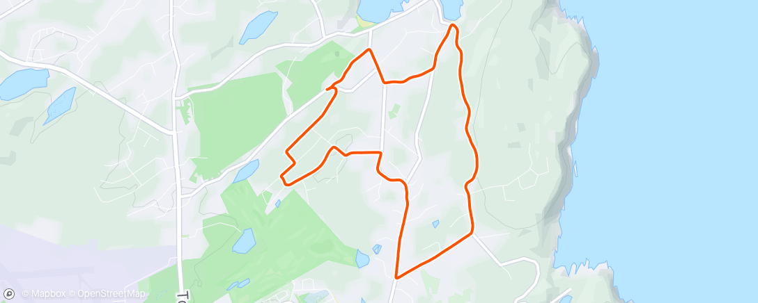 Map of the activity, Last run on the rock!