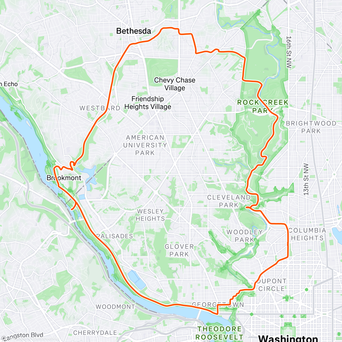 Map of the activity, bird city usa