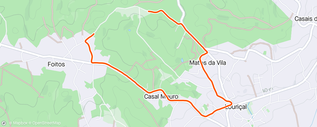 Map of the activity, Treino da Buzina 📯
