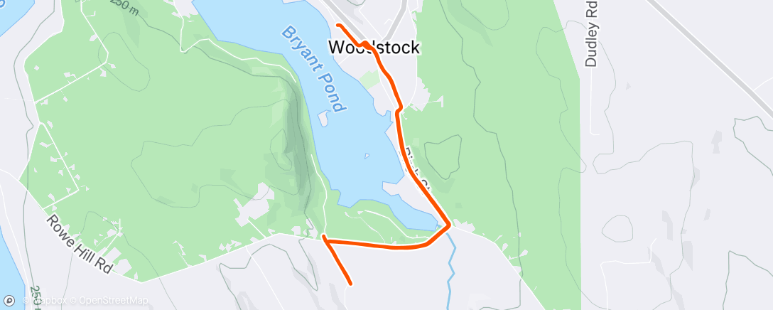 Map of the activity, Morning Run