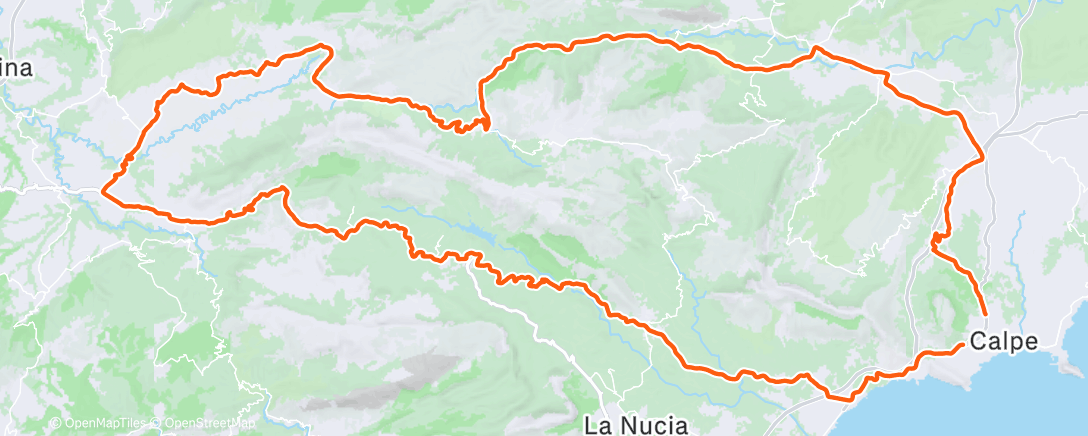 Map of the activity, Calp #1