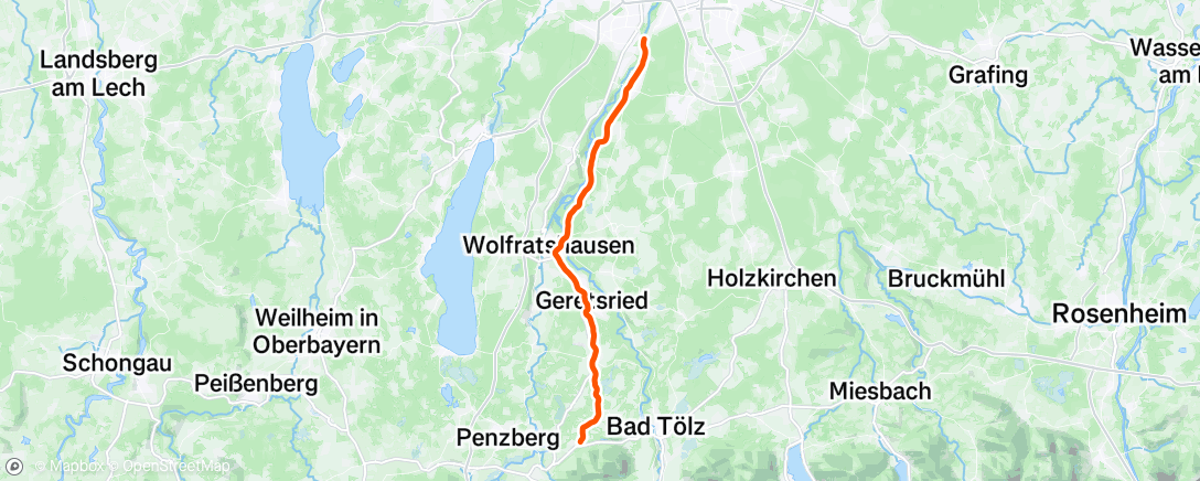 Map of the activity, WFWTB - Way from work to beergarden