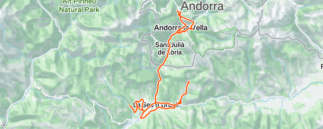 Map of the activity, Morning Ride