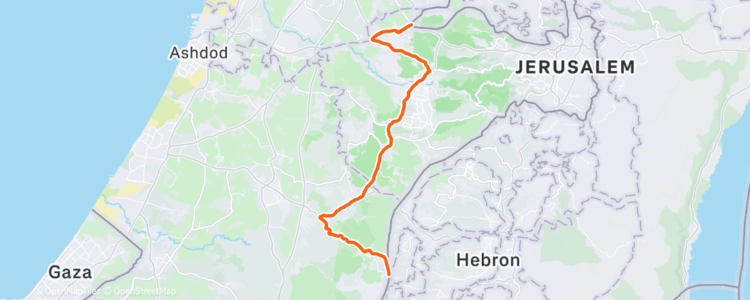 Map of the activity, Morning Ride