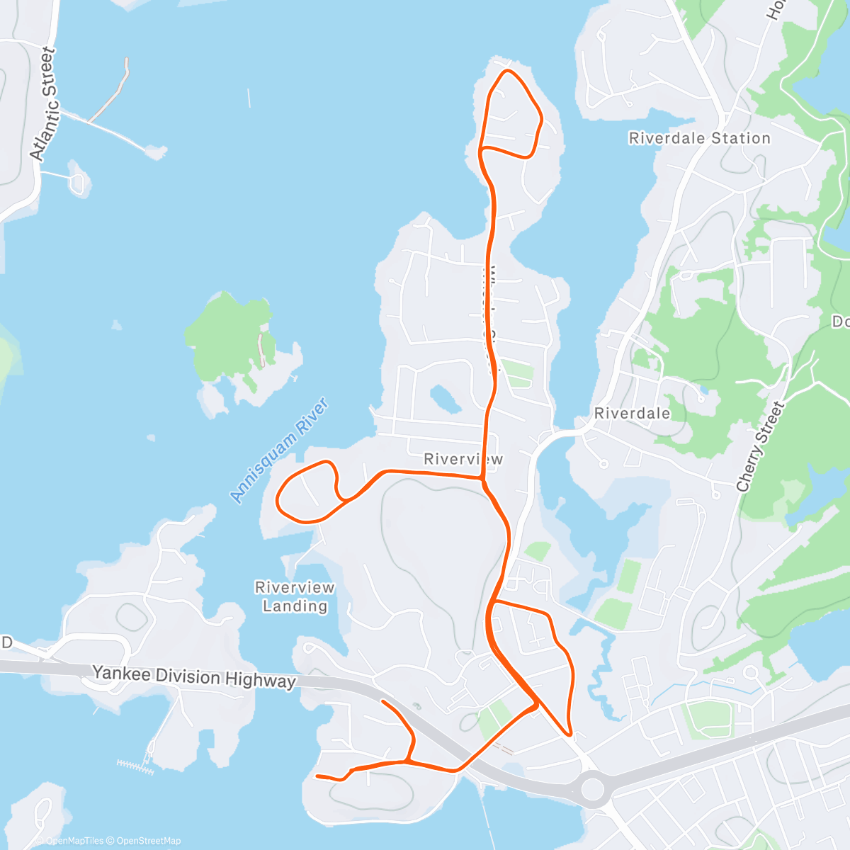 Карта физической активности (Morning Run)